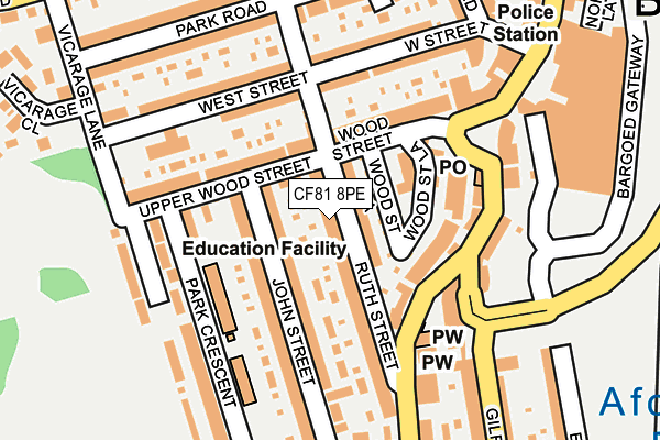 Map of POWELL CONSTRUCTION SERVICES LIMITED at local scale
