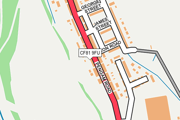 CF81 9FU map - OS OpenMap – Local (Ordnance Survey)