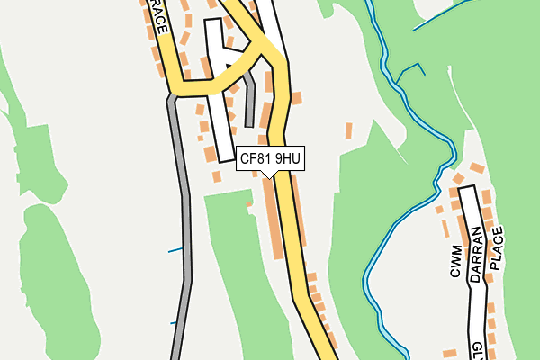CF81 9HU map - OS OpenMap – Local (Ordnance Survey)