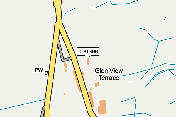 CF81 9NN map - OS OpenMap – Local (Ordnance Survey)