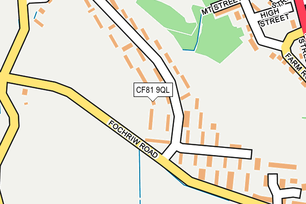 CF81 9QL map - OS OpenMap – Local (Ordnance Survey)
