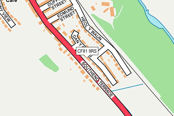CF81 9RS map - OS OpenMap – Local (Ordnance Survey)