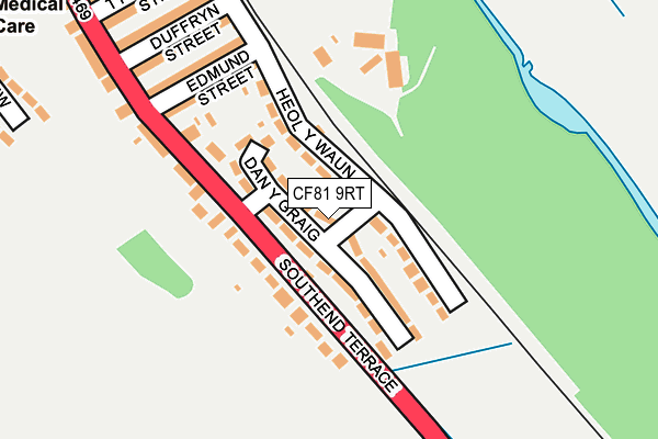 CF81 9RT map - OS OpenMap – Local (Ordnance Survey)