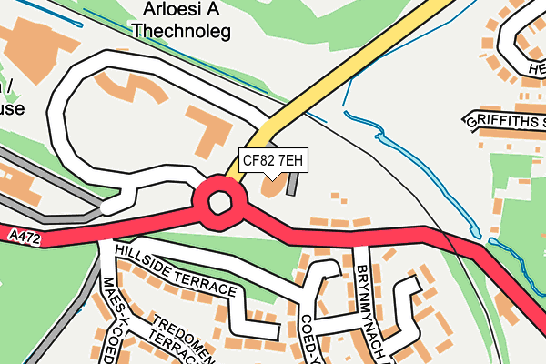 CF82 7EH map - OS OpenMap – Local (Ordnance Survey)