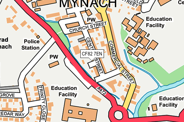 CF82 7EN map - OS OpenMap – Local (Ordnance Survey)