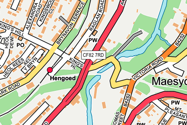 CF82 7RD map - OS OpenMap – Local (Ordnance Survey)