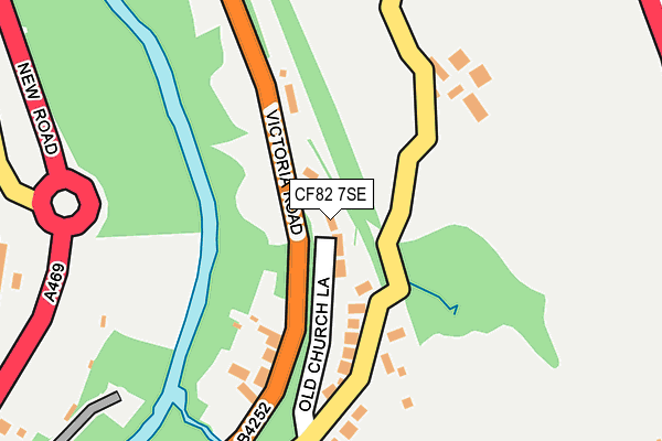 CF82 7SE map - OS OpenMap – Local (Ordnance Survey)