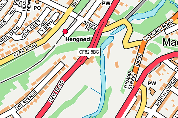 CF82 8BG map - OS OpenMap – Local (Ordnance Survey)