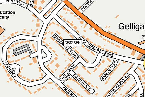 CF82 8EN map - OS OpenMap – Local (Ordnance Survey)