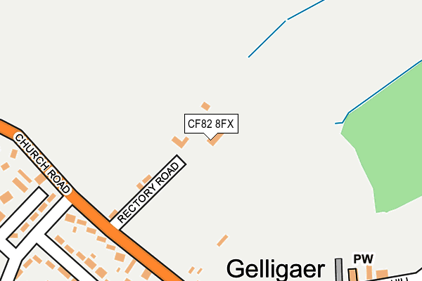 CF82 8FX map - OS OpenMap – Local (Ordnance Survey)