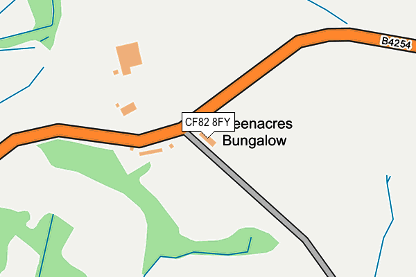 CF82 8FY map - OS OpenMap – Local (Ordnance Survey)