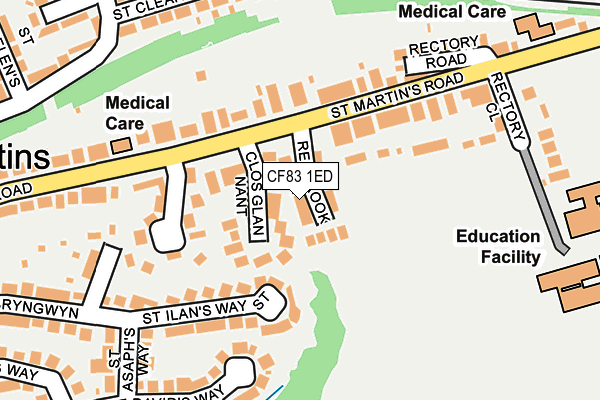 Map of M3 SELF STORAGE LTD at local scale