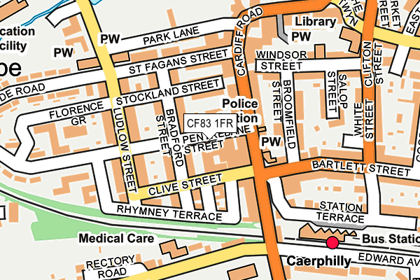 Map of CAERPHILLY SPICE LTD at local scale