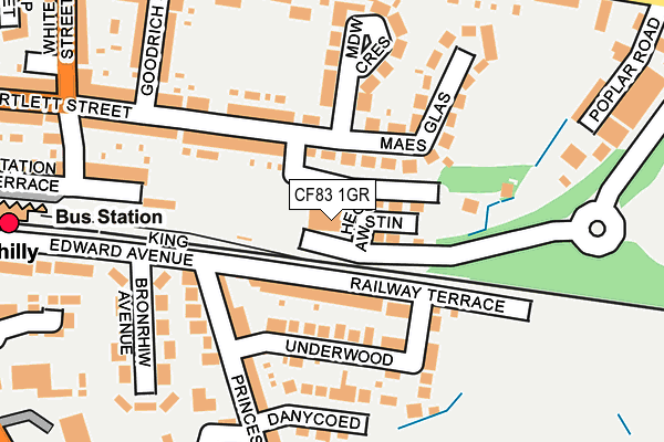 CF83 1GR map - OS OpenMap – Local (Ordnance Survey)