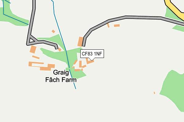 CF83 1NF map - OS OpenMap – Local (Ordnance Survey)