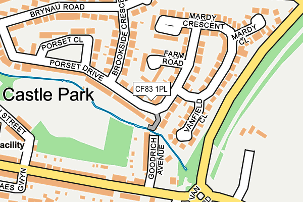 Map of PORSET DRIVE MANAGEMENT COMPANY LTD at local scale