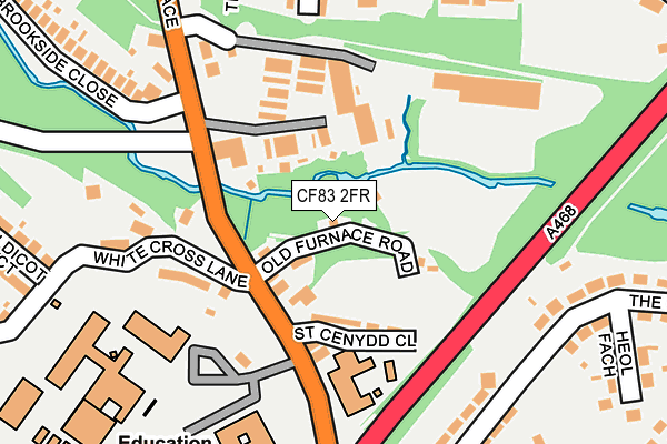 CF83 2FR map - OS OpenMap – Local (Ordnance Survey)