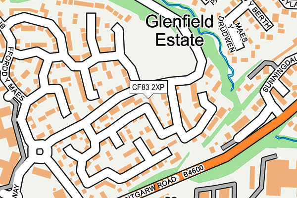 CF83 2XP map - OS OpenMap – Local (Ordnance Survey)