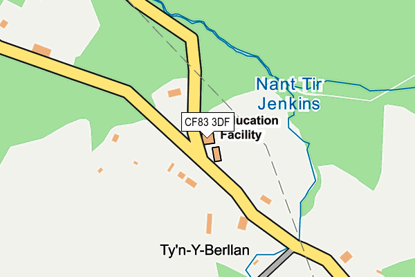 CF83 3DF map - OS OpenMap – Local (Ordnance Survey)