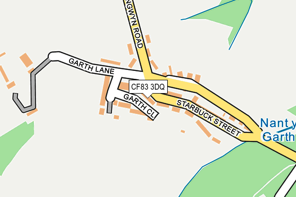 CF83 3DQ map - OS OpenMap – Local (Ordnance Survey)