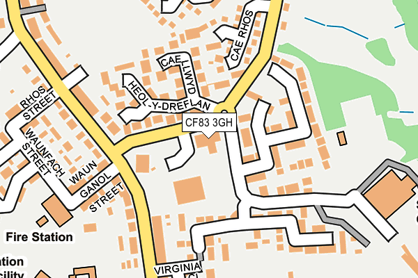 CF83 3GH map - OS OpenMap – Local (Ordnance Survey)
