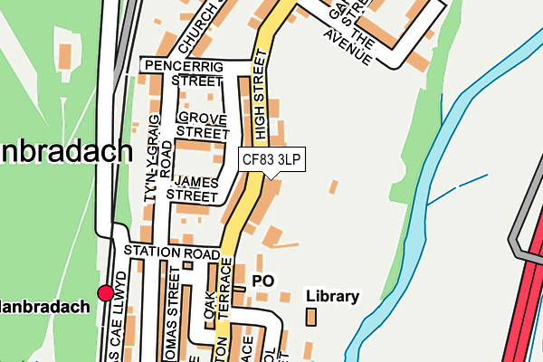 CF83 3LP map - OS OpenMap – Local (Ordnance Survey)