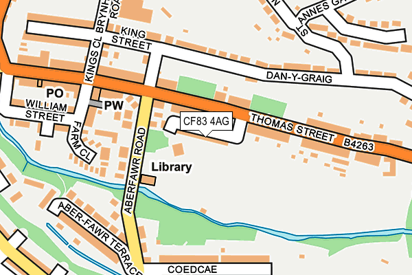 CF83 4AG map - OS OpenMap – Local (Ordnance Survey)