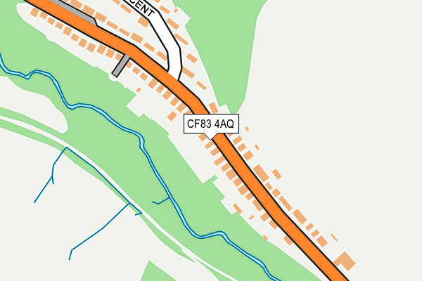 CF83 4AQ map - OS OpenMap – Local (Ordnance Survey)