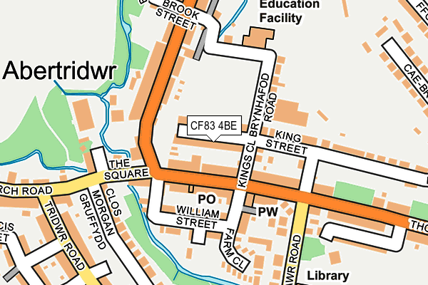 CF83 4BE map - OS OpenMap – Local (Ordnance Survey)