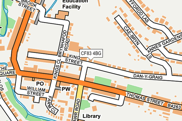 CF83 4BG map - OS OpenMap – Local (Ordnance Survey)