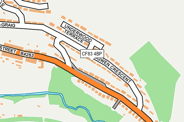 CF83 4BP map - OS OpenMap – Local (Ordnance Survey)