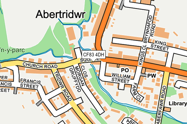 CF83 4DH map - OS OpenMap – Local (Ordnance Survey)