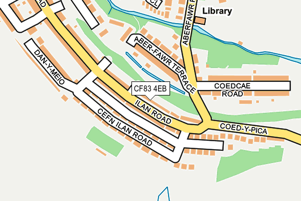 CF83 4EB map - OS OpenMap – Local (Ordnance Survey)