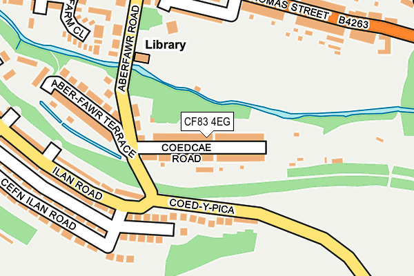 CF83 4EG map - OS OpenMap – Local (Ordnance Survey)