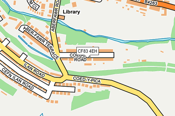 CF83 4EH map - OS OpenMap – Local (Ordnance Survey)