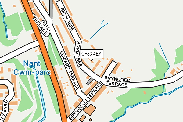 CF83 4EY map - OS OpenMap – Local (Ordnance Survey)