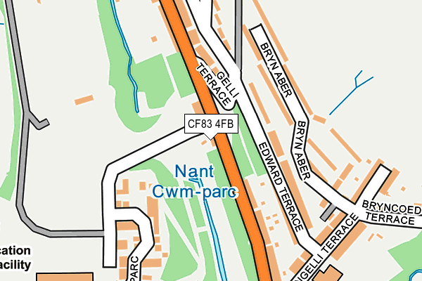 CF83 4FB map - OS OpenMap – Local (Ordnance Survey)