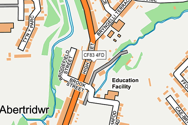 CF83 4FD map - OS OpenMap – Local (Ordnance Survey)