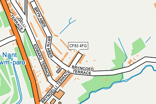 CF83 4FG map - OS OpenMap – Local (Ordnance Survey)