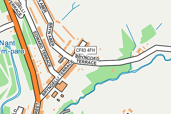 CF83 4FH map - OS OpenMap – Local (Ordnance Survey)