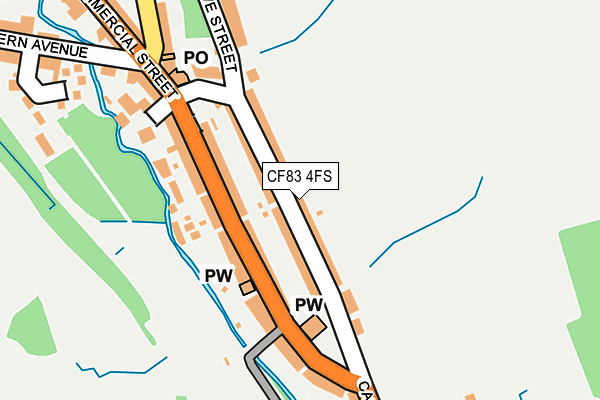 CF83 4FS map - OS OpenMap – Local (Ordnance Survey)