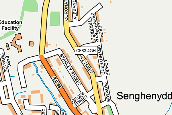 CF83 4GH map - OS OpenMap – Local (Ordnance Survey)