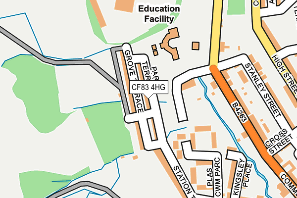 CF83 4HG map - OS OpenMap – Local (Ordnance Survey)