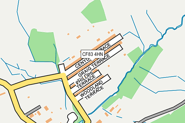 CF83 4HN map - OS OpenMap – Local (Ordnance Survey)