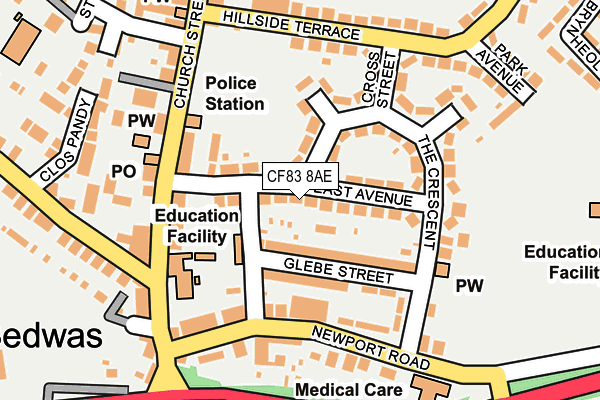 Map of THE VAPE HOUSE LIMITED at local scale