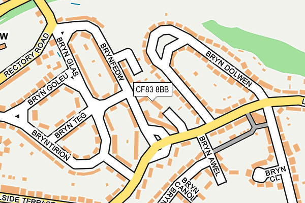 CF83 8BB map - OS OpenMap – Local (Ordnance Survey)