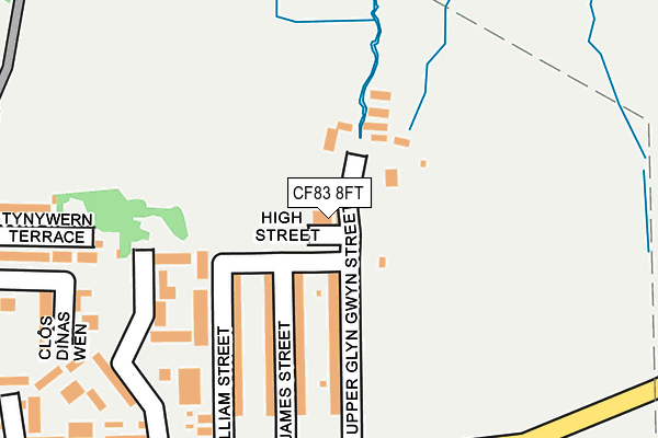 CF83 8FT map - OS OpenMap – Local (Ordnance Survey)