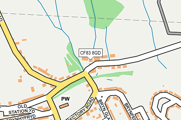 CF83 8GD map - OS OpenMap – Local (Ordnance Survey)