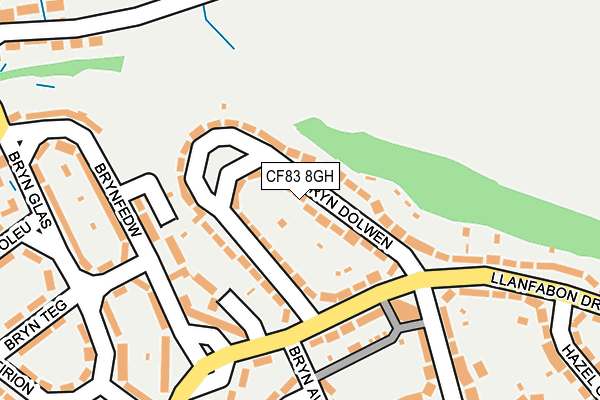 CF83 8GH map - OS OpenMap – Local (Ordnance Survey)