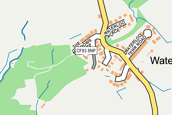 CF83 8NP map - OS OpenMap – Local (Ordnance Survey)